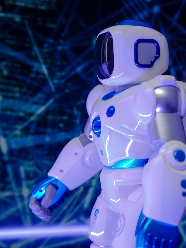 AI w biznesie: robot